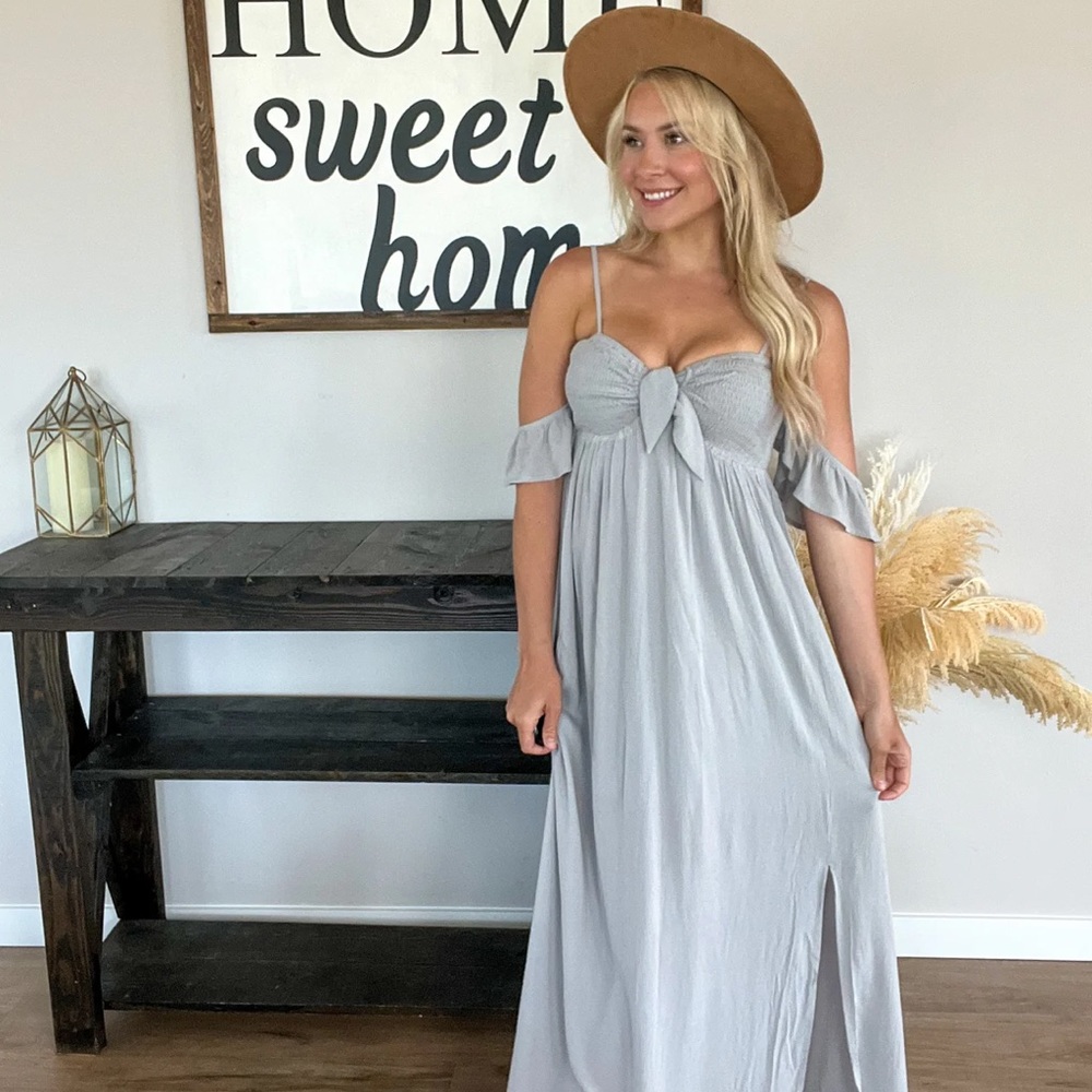 Smocked Bust Maxi dress new without tags